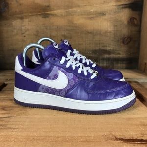 purple nike air force 1 low